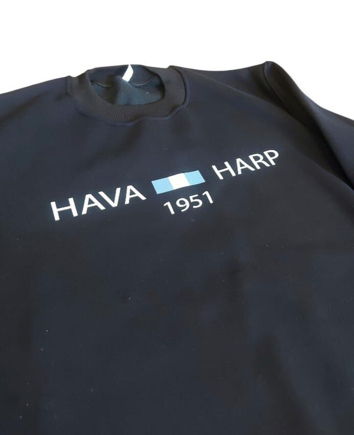 Lacivert Renk Hava Harp Sweatshirt 3 İplik Unisex (L Beden)
