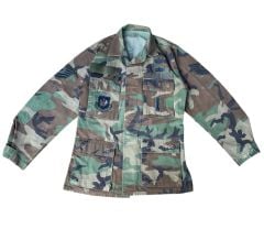 US Air Force Woodland BDU Ceket Unisex (S Beden)