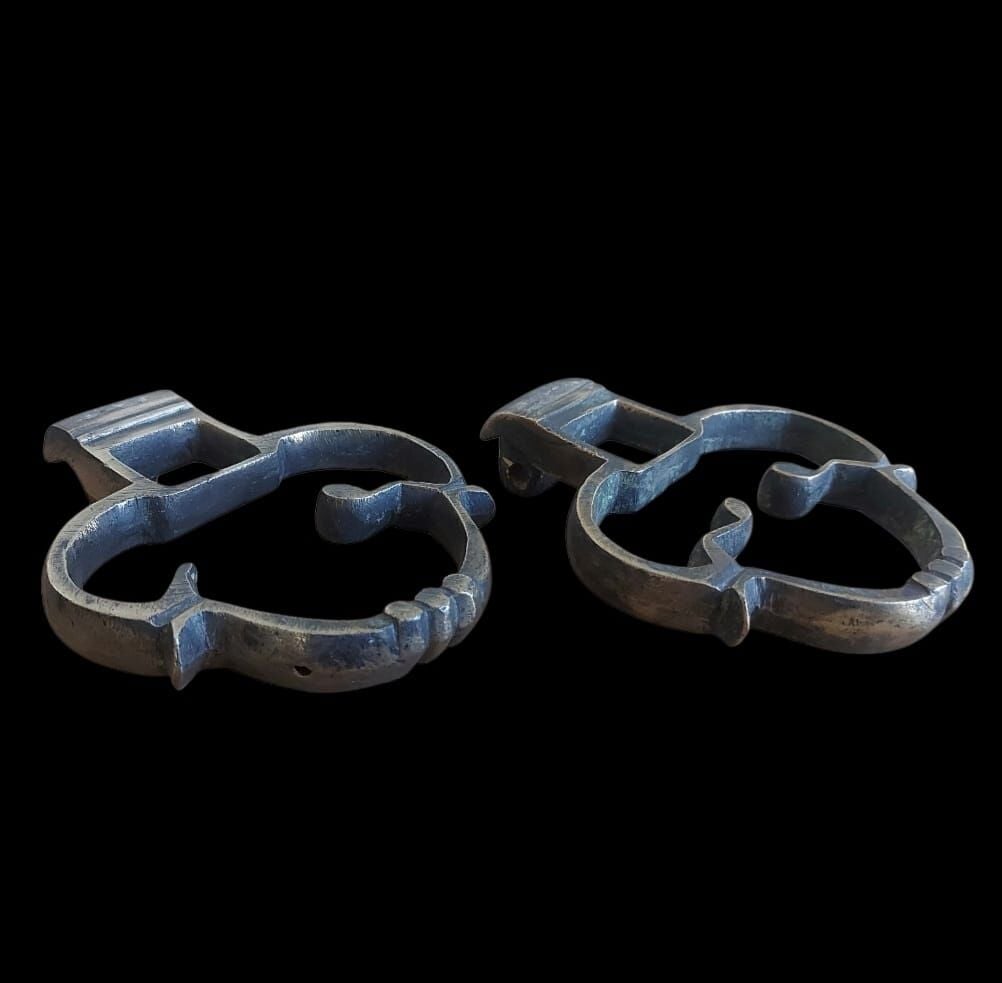 2 Adet 10x12.5 cm. Vintage Bronz Kapı Kulpu Lotu