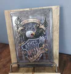 20x30 cm Metal Levha Model-14