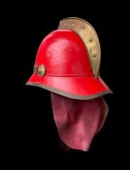 Osmanlı Dönemi İtfaiyeci Bareti (Orjinal Kokart ve Sakındırağı İle)