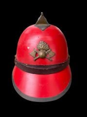 Osmanlı Dönemi İtfaiyeci Bareti (Orjinal Kokart ve Sakındırağı İle)