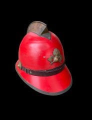 Osmanlı Dönemi İtfaiyeci Bareti (Orjinal Kokart ve Sakındırağı İle)