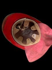 Osmanlı Dönemi İtfaiyeci Bareti (Orjinal Kokart ve Sakındırağı İle)