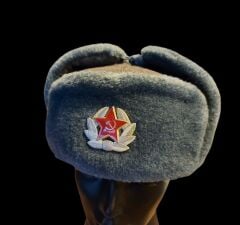 Sovyet Askeri Ushankası (58 Numara) Orjinal Sıfır Ürün