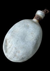 22 cm. 1948 Alman Askeri Alüminyum Matara