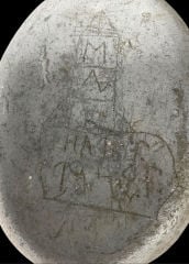 22 cm. 1948 Alman Askeri Alüminyum Matara