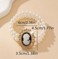 Donna Avrupa Tarzı Çift Katmanlı Bileklik Modeli