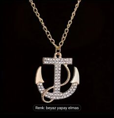 Donna Denizcilik Temalı İkili Kolye Modeli