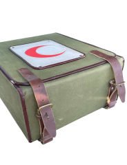 35x43x14 cm. 1940-1950 Kızılay Çanta (Orjinal Ürün)