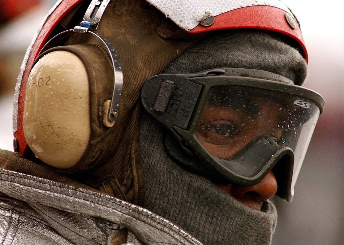 1960'lar US Uçak Gemisi Pist Kontrol Ses Engelleyici Kulaklık