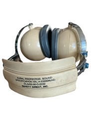 1960'lar US Uçak Gemisi Pist Kontrol Ses Engelleyici Kulaklık