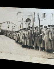 9.5x6.5 cm. Atatürk Koşusu Subaylar Fotoğraf Karesi (Kolleksiyon Ürünü)