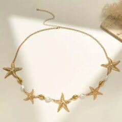 Donna Deniz Yıldızı Formunda Bel Zinciri