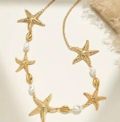 Donna Deniz Yıldızı Formunda Bel Zinciri