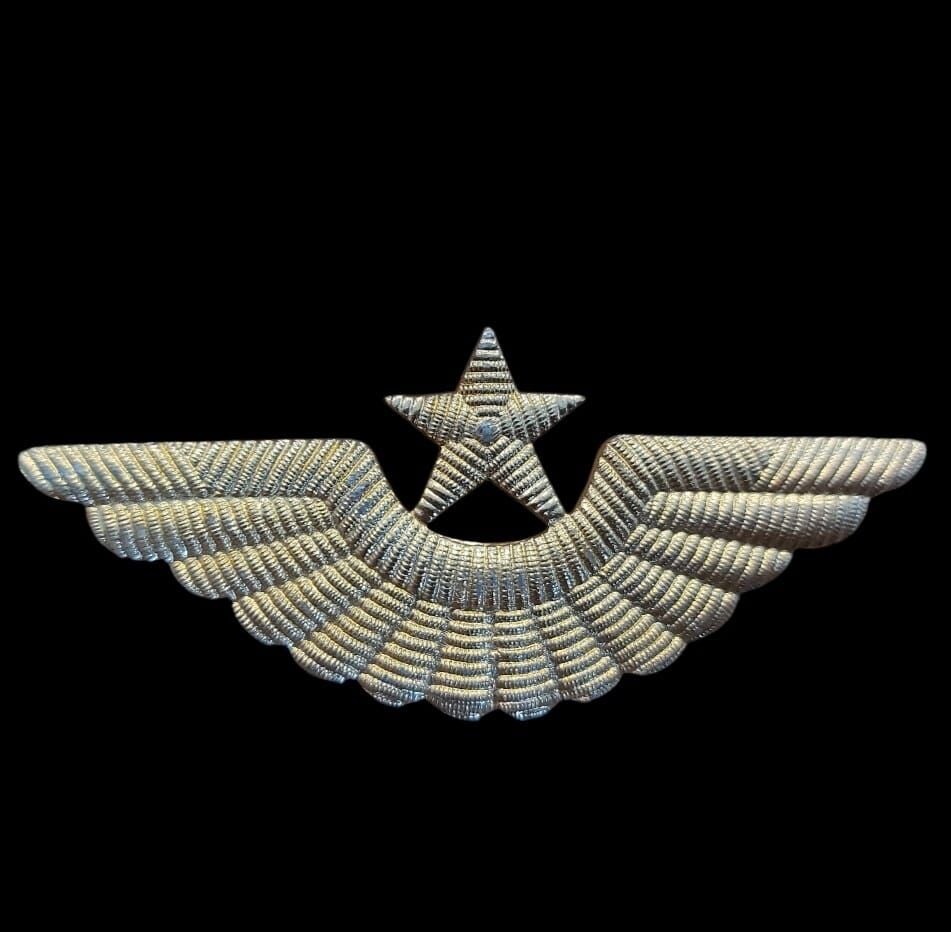 7x3 cm.Sovyet Soğuk Savaş Dönemi Metal Askeri Pilot Kokart