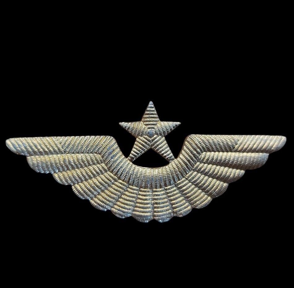 7x3 cm.Sovyet Soğuk Savaş Dönemi Metal Askeri Pilot Kokart