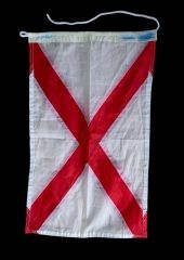 48x30 cm. Sovyet Donanması V Sinyal Bayrağı