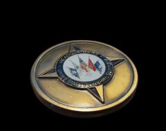 4cm. Çap ABD Avrupa Komutanlığı Karargahı Mücadele Birlik Madalyon