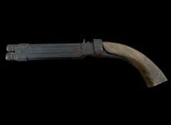 30 cm.Osmanlı Piştov Hali İle Dekoratif (Kolleksiyon Ürünü)
