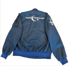 Türk Yıldızları Lacivert Renk Orjinal Uçuş Ceket (50-4/M-L Beden) Sıfır Ürün