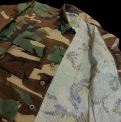 ABD Hava Kuvvetleri Orman Kamuflaj Ceket Unisex (S Beden) Sıfır Ayarında