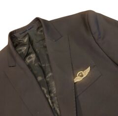 Türk Hava Yolları Pilot Ceket Metal Broveli (60 Beden-Özel Ölçü)