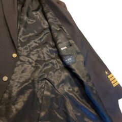 Türk Hava Yolları Pilot Ceket Metal Broveli (60 Beden-Özel Ölçü)