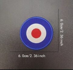 6 cm. Çap Ww2 Kraliyet Hava Kuvvetleri Nakış Peç