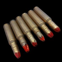 6 Adet MKE 7.62x51 mm.Eğitim M. Lotu (Kullanılmamış)