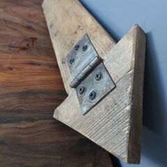 Dekoratif Ahşap Tasarımlık Yön Tayin Levhası