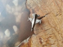 Uçak Klipsli Yaka Rozeti