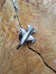 Uçak Klipsli Yaka Rozeti