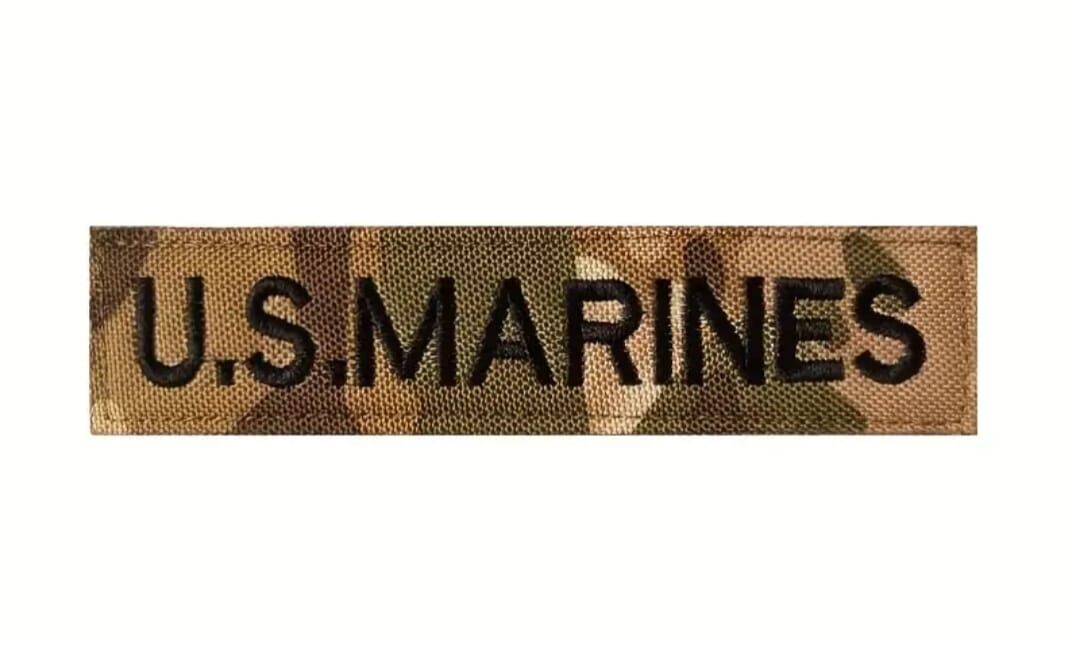 13.5x3 cm. US Marines Nakış Peç