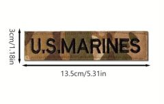 13.5x3 cm. US Marines Nakış Peç