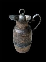 25 cm. Vintage Pirinç Termos Sürahi