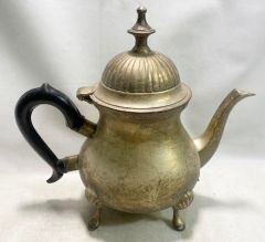 16 cm. Vintage Gümüş Kaplama Demlik
