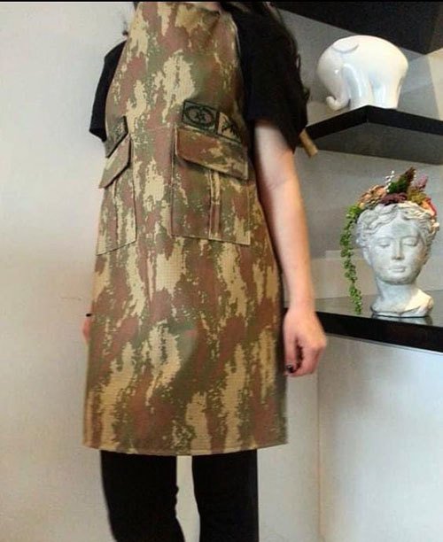 Kamuflaj Mutfak Önlüğü (Model-1)