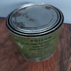 Dekoratif Askeri Teneke Kutu