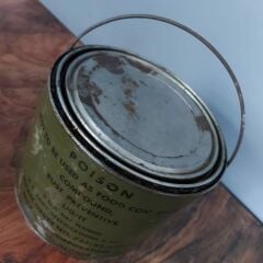 Dekoratif Askeri Teneke Kutu