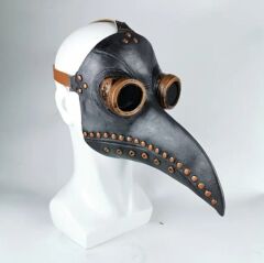 Rock Punk Tarzı Karga Maske Ayarlanabilir Unisex (Kauçuk Malzeme)