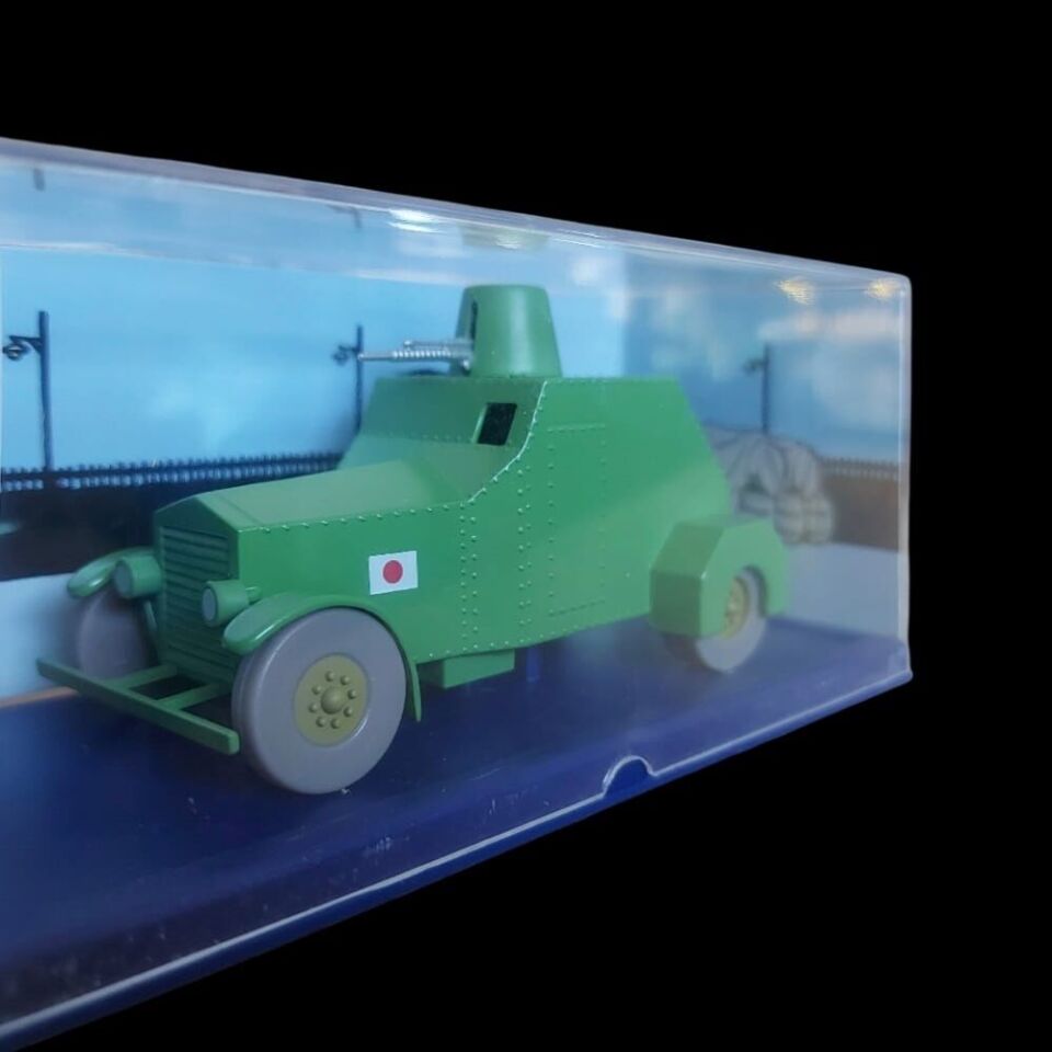 Herge Atlas Edition Tintin Le Lotus Bleu Zırhlı Araç 1/43-2004 Moulinsart Lisanslı