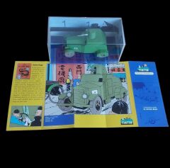 Herge Atlas Edition Tintin Le Lotus Bleu Zırhlı Araç 1/43-2004 Moulinsart Lisanslı