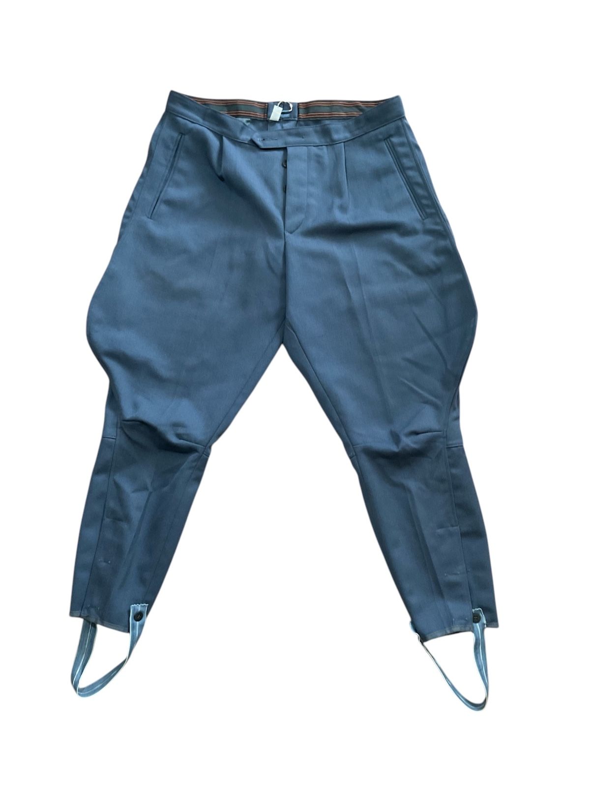 Avrupa Vaki Mavi Askeri Jodhpurs Pantalon Unisex (M Beden)