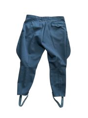 Avrupa Vaki Mavi Askeri Jodhpurs Pantalon Unisex (M Beden)