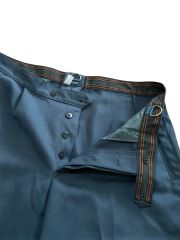 Avrupa Vaki Mavi Askeri Jodhpurs Pantalon Unisex (M Beden)