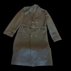 KKK Haki Renk Subay Pardesü (Trençkot) (51-D/M-L Beden) Sıfır Ürün