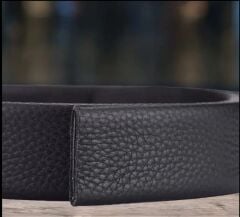 120x3.5 cm. Siyah Renk Klasik Tokalı Sovyet Kemer Unisex