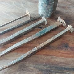 5 Adet Vintage El Yapımı Çivi Model-2