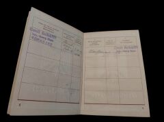 1935 Nazi Almanyası Dönemi  Çalışma Karnesi